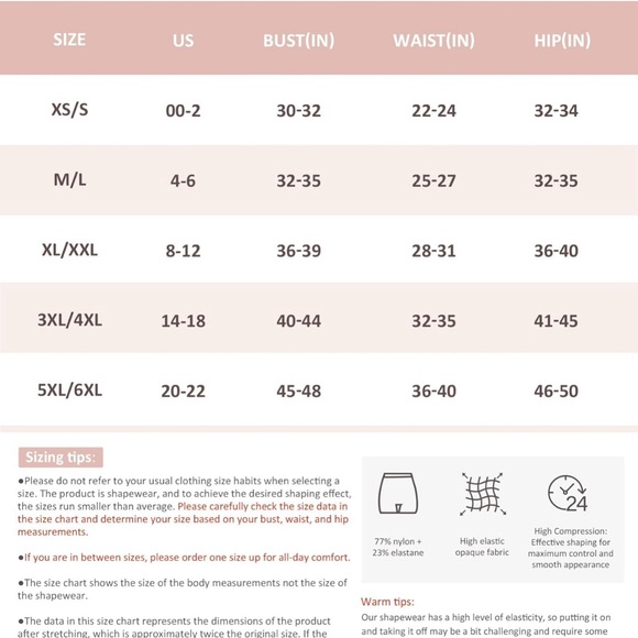 NWT Shapewear Bodysuit for Women Tummy Control Shaper Seamless Lifter. - Picture 6 of 11